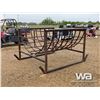 Image 2 : CUSTOM BUILT ROUND BALE FEEDER ON SKIDS