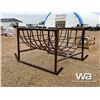 Image 3 : CUSTOM BUILT ROUND BALE FEEDER ON SKIDS