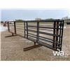 Image 1 : (2) 24 FT. PANELS WITH 10 FT. GATE