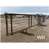 Image 2 : (2) 24 FT. PANELS WITH 10 FT. GATE
