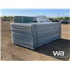 Image 3 : (40) METAL PANELS OF FENCE WITH STANDS