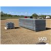 Image 4 : (40) METAL PANELS OF FENCE WITH STANDS