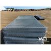 Image 5 : (40) METAL PANELS OF FENCE WITH STANDS