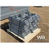Image 8 : (40) METAL PANELS OF FENCE WITH STANDS