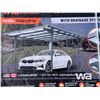 Image 1 : TMG 10 X 16 FT. CLEAR ALUMINUM CARPORT