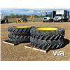 Image 1 : (4) 480/80R50 DUAL TIRES & RIMS