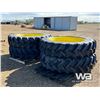 Image 3 : (4) 480/80R50 DUAL TIRES & RIMS