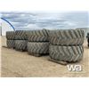 Image 3 : (8) 800/70R38 TIRES & RIMS