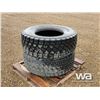 Image 1 : (2) BRIDGESTONE & MICHELIN 385/65R22.5 TRUCK TIRES