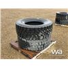 Image 3 : (2) BRIDGESTONE & MICHELIN 385/65R22.5 TRUCK TIRES