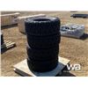 Image 2 : (4) 33X12.50R17LT GRIZZLY TIRES