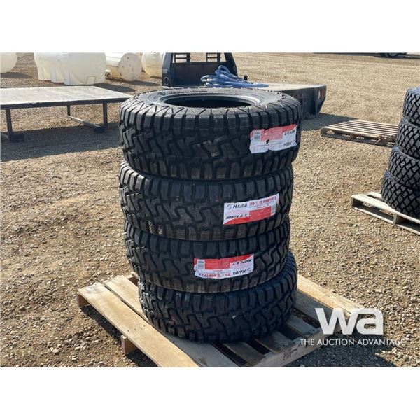 (4) HAIDA 35X12.50R17LT HD878 R/T TIRES