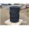 Image 1 : (4) 12-16.5 NHS WRANGLER SKID STEER TIRES