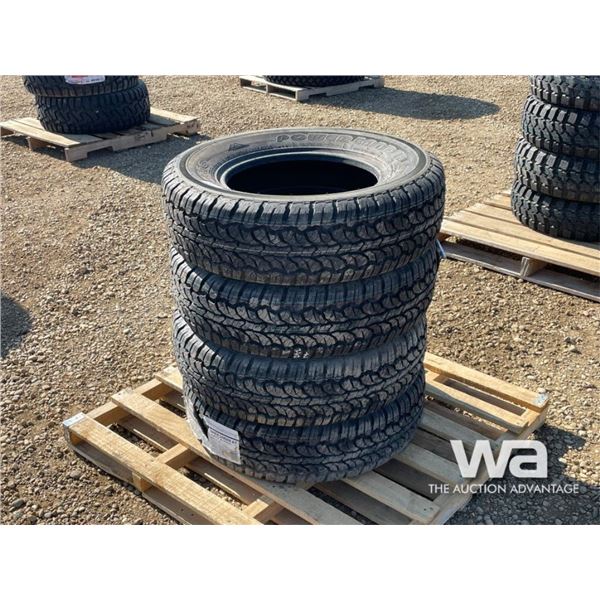 (4) POWERTRAC LT225/75R16 POWERLANDER A/T TIRES