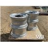 Image 2 : (4)  ALUMINUM TRUCK RIMS