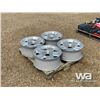 Image 2 : (4) 6-BOLT ALUMINUM RIMS
