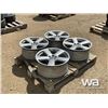 Image 2 : (4) 5 BOLT RIMS