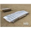 Image 2 : (2) 10 FT. ALUMINUM HEAVY DUTY LOADING RAMPS