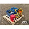 Image 2 : SHOP HEATER,BENCH GRINDER, LOAD STRAPS