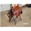 Image 1 : WESTERN RAWHIDE 16 IN. SADDLE,BRIDLE & BLANKET
