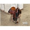 Image 2 : WESTERN RAWHIDE 16 IN. SADDLE,BRIDLE & BLANKET