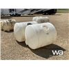 Image 2 : (2) 200 GAL. WHITE POLY TANKS