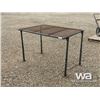 Image 1 : 3X4 FT. STEEL TABLE