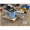 Image 3 : ATV RAMPS, STEP LADDER, GARBAGE CANS, CHAIR