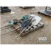 Image 2 : QTY. OF VARIOUS SHOVELS, (2) STEEL STANDS