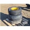 Image 1 : (2) IMPAMENT 9.5L-15 TIRES ON RIMS, (1) TIRE
