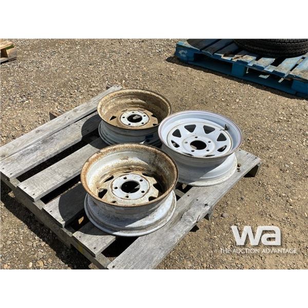 (3) 5 BOLT RIMS