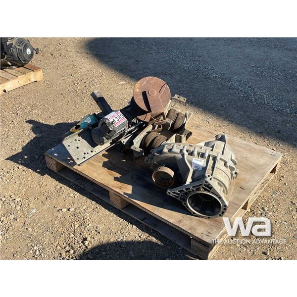 STEEL CABLE WINCH, QTY. OF STEEL ROPE