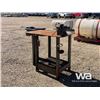 Image 3 : 41 IN. CUSTOM STEEL WORKBENCH WITH VISE GRIP
