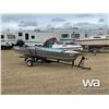 Image 2 : 14 FT. ALUMINUM BOAT WITH 9.8 HP MERCURY MOTOR