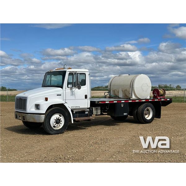 2001 FREIGHTLINER FL70 S/A FLATBED TRUCK