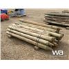 Image 3 : QTY OF 8 FT. FENCE POSTS