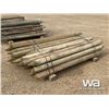 Image 4 : QTY OF 8 FT. FENCE POSTS