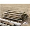 Image 3 : QTY OF 8 FT. FENCE POSTS
