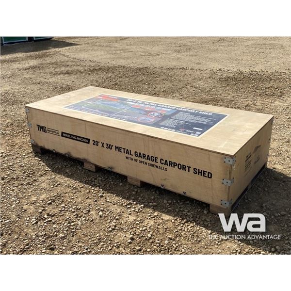 TMG 20 X 30 FT. METAL GARAGE CARPORT SHED