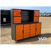 Image 2 : ORANGE/BLACK TOOL BOX WITH CASTOR WHEELS