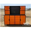 Image 9 : ORANGE/BLACK TOOL BOX WITH CASTOR WHEELS