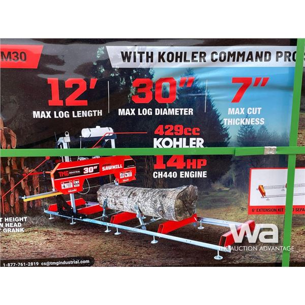 TMG 30 IN. CUTTING CAPACITY PORTABLE SAWMILL