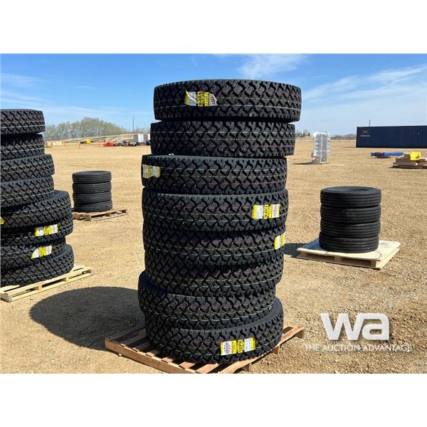 (8) ZWARTHZ 11R24.5 18PR TIRES