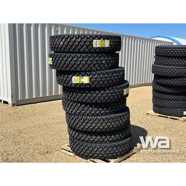 (8) ZWARTHZ 11R24.5 18PR TIRES