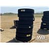 Image 3 : (8) ZWARTHZ 11R24.5 18PR TIRES
