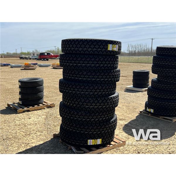 (8) ZWARTHZ 11R24.5 18PR TIRES