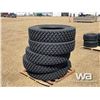 Image 3 : (5) 11R24.5 ZWARTHZ TIRES