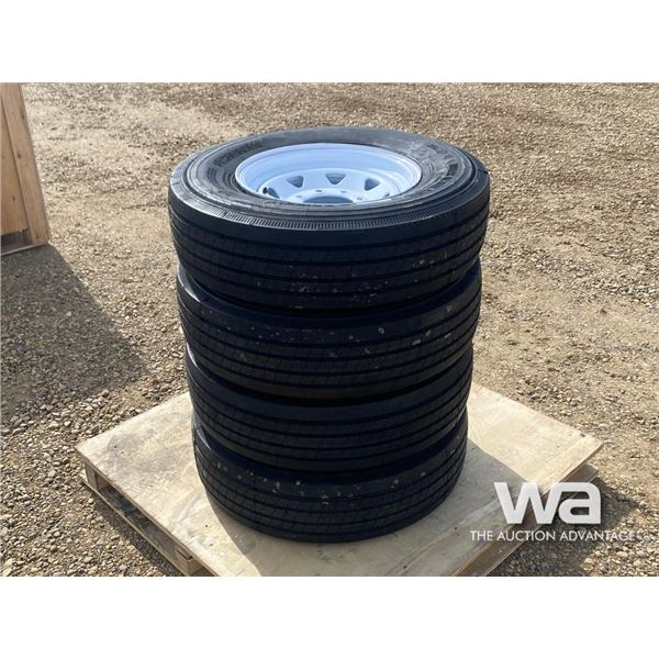 (4) ST235/80R16 GRIZZLY TIRES & RIMS