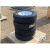 Image 4 : (4) ST235/80R16 GRIZZLY TIRES & RIMS