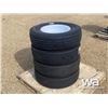 Image 3 : (4) ST235/80R16 GRIZZLY TIRES & RIMS
